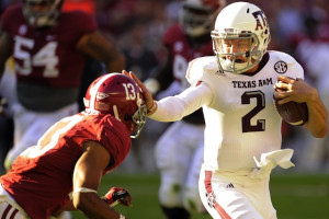 Johnny Manziel led Texas A&M to a 29-24 upset of Alabama in 2012 ...