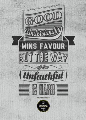 The Proverbs Project | Thoughtful & Wisdom Typography Quotes