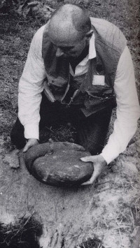 Beuys planting a coco de mer (Photo: Archivio Lucrezia De Domizio ...