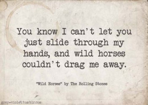 rolling stones wild horses quotes life life quotes love love quotes ...