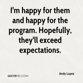 Exceeding Expectations Quotes