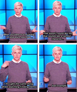 tagged with Funny Ellen Degeneres Quotes - 25 Pics