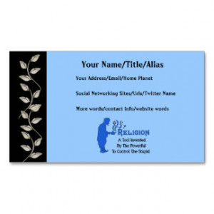 Christian Sayings Business Cards