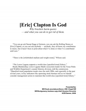 Eric] Clapton Is God by ChrisCaflish