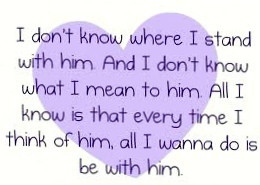 Think I Love Him Quotes Every time i think of him,