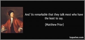 More Matthew Prior Quotes