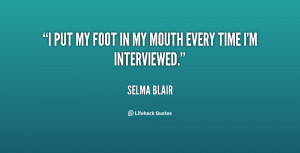 Foot in Your Mouth Quotes