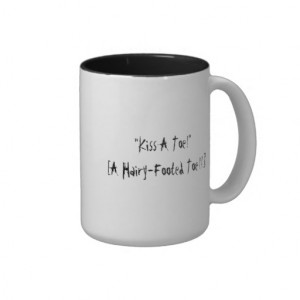 coffee cup mug funny quirky weird gag quote kiss