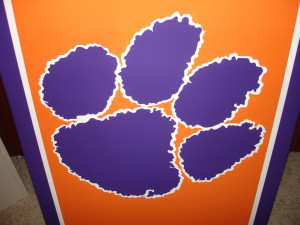 Clemson Tiger Paw Tattoo Picture