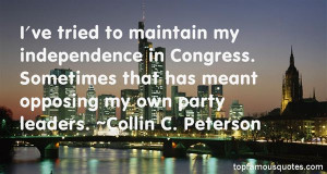 Favorite Collin C Peterson Quotes