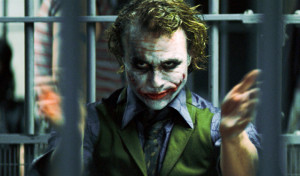 We would like to give a round of applause to Heath Ledger's portrayal ...