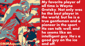GSP on Wayne Gretzky being his favorite hockey player