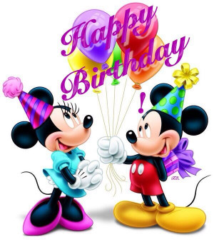 Mickey And Minnie Happy Birthday Quote Pictures, Photos, and Images ...