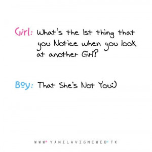 boy cute girl love quote quotes sweet - picship: Quotes About Girls To ...