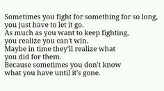 But you went away, how dare you? I miss you..