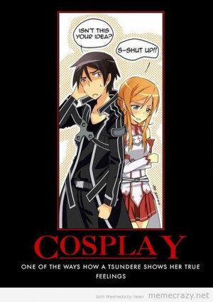 sword art online funny | sword art online anime cosplay More