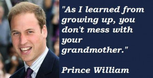 Prince william quotes 2
