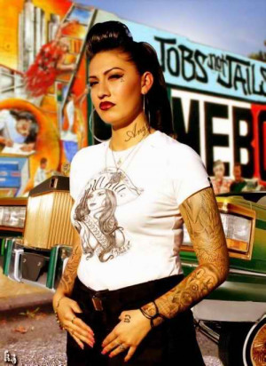 chola #gangsta #gangster girl #cholita #tattoos #mi vida loca #black ...