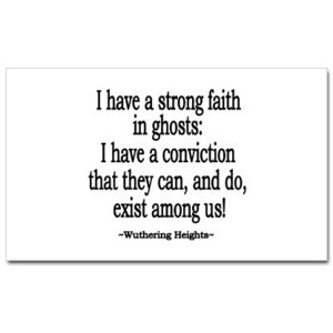 Wuthering Heights Quote Sticker (Rectangular) - CafePress United ...