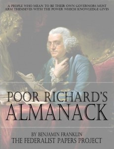 Free copy of Poor Richard's Almanack by Benjamin Franklin