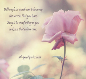 Sympathy Quotes For Loss Of Elderly Mother ~ My Thoughts Are With You ...