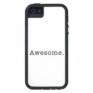 Awesome Quote Template Blank in Black and White iPhone 5 Covers