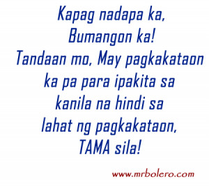 Quotes About Life Tagalog 2014 ~ Patama Quotes : Tagalog Inspirational ...