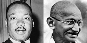Martin Luther King, Jr., and Mohandas Gandhi demonstrated the strength ...