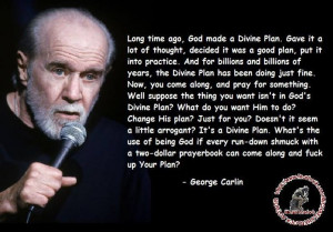 george carlin quotes on god