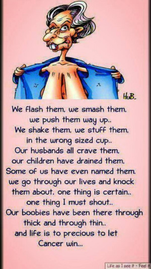 October is Breast Cancer Awareness Month. Please get checked... as ...