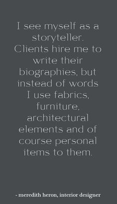 interior design quote - meredith heron interview - simplifiedbee.com # ...