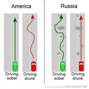 driving sober drunk america russia comic pot holes funny pics pictures ...