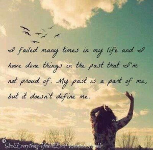 Past doesn't define me
