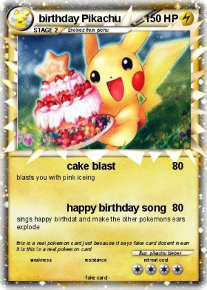 birthday pikachu happy birthday pikachu happy birthday jordan birthday ...
