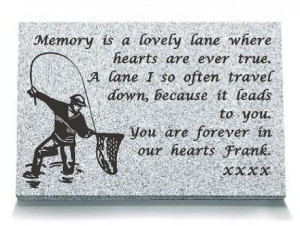 pad memorial colour black granite 18 x 12 16 x 10 fisherman memorial ...