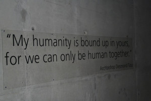 for we can only be human together