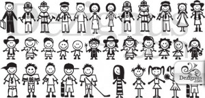 cartoon people – Item 2