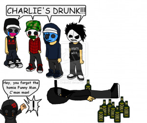 Charlie Scene's Drunk :WIP: by Drake02