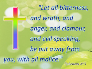 ... And Evil Speaking Be Put Away From You, With All Malice - Bible Quote