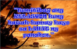 Tagalog Quotes - Strong Relationship