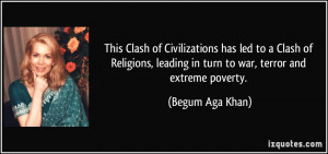 This Clash of Civilizations has led to a Clash of Religions, leading ...