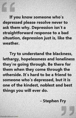 Good sayings about depression, so true