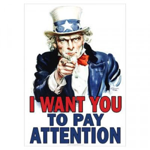 More Uncle Sam Sayings Poster