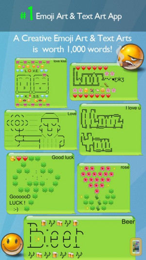 Screenshot - Emoji Art & Text Picture -Add New Style Emoji Arts & Text ...