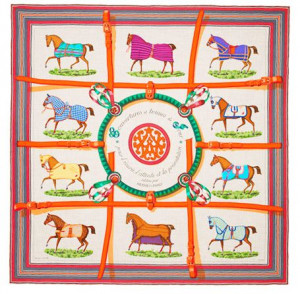 Couverture-orange Cashmere GM WrapHermès Scarf, Couverture Orange ...