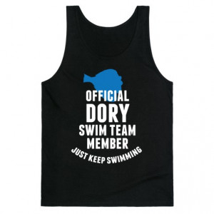 Swim Team Quotes For T Shirts Official dory swim team member