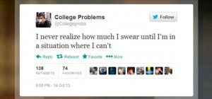 funny twitter quotes college