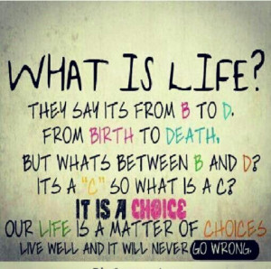 Choice Theory . Life