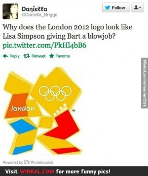 Can 39 t be unseen Simpsons in London 2012 logo