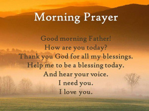 Morning Prayer